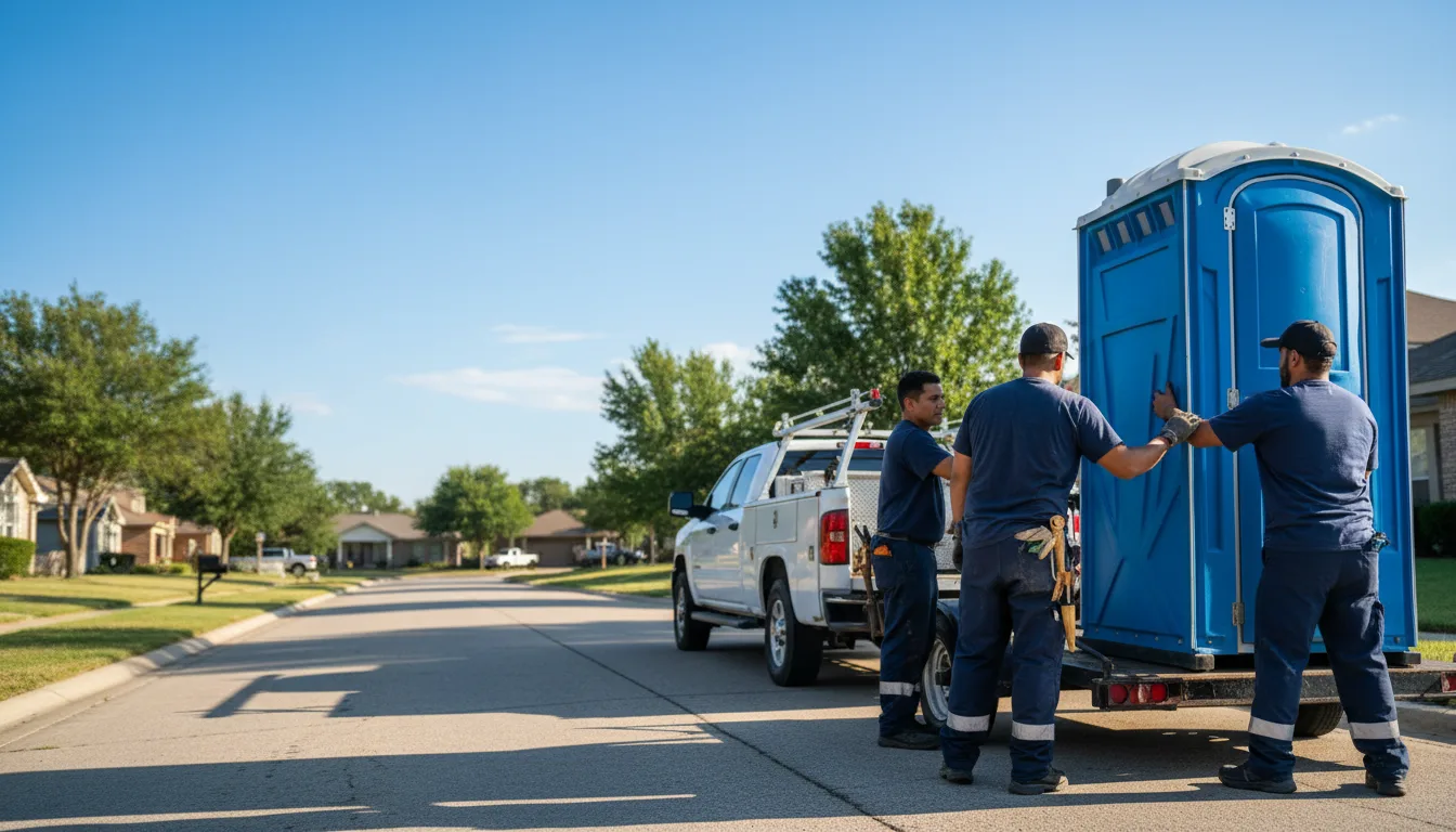 Portable Toilet Rental in Pilot Point, TX near me